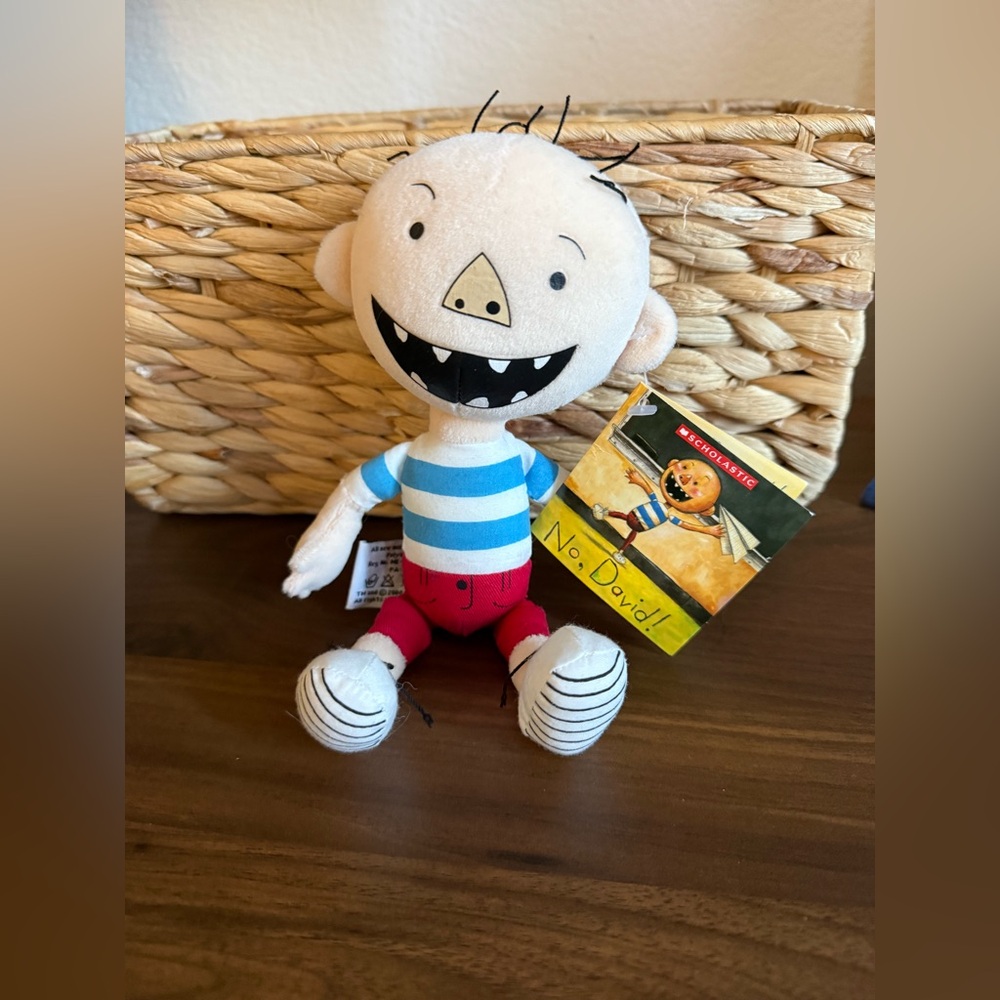 No, David! Book plush doll doll